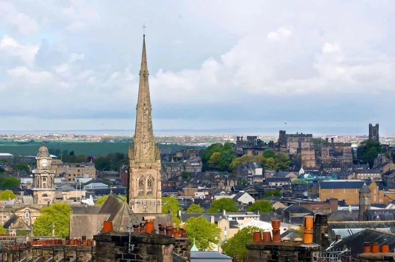 A view across Lancaster city centre